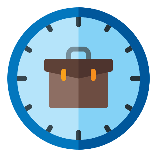 Work hours Generic color fill icon