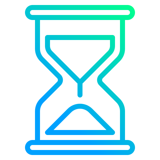 Hourglass Generic gradient outline icon