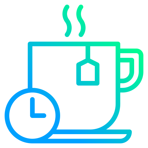 l'ora del tè Generic gradient outline icona