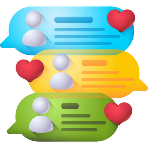 feedback 3D Color icoon