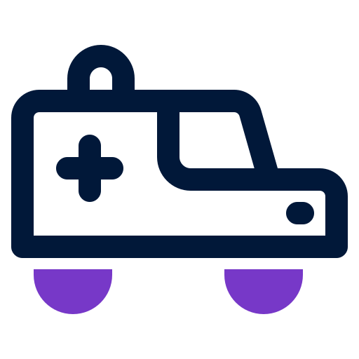 ambulance Generic black outline icoon