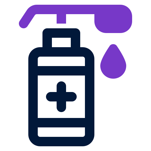 Hand sanitizer Generic black outline icon