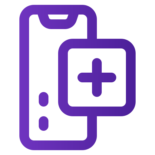 의료 앱 Generic gradient outline icon