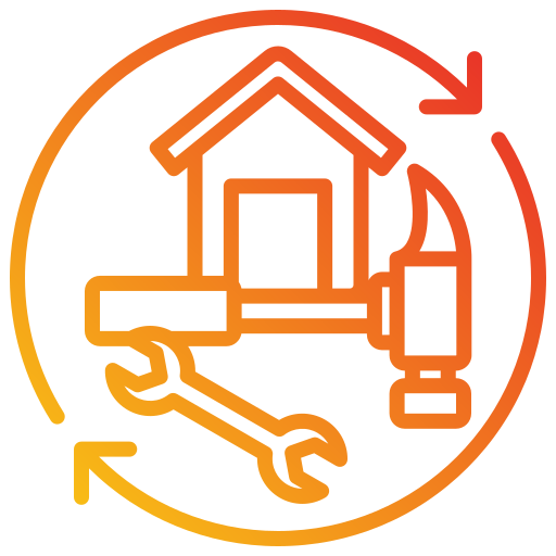 renovación del hogar Generic gradient outline icono
