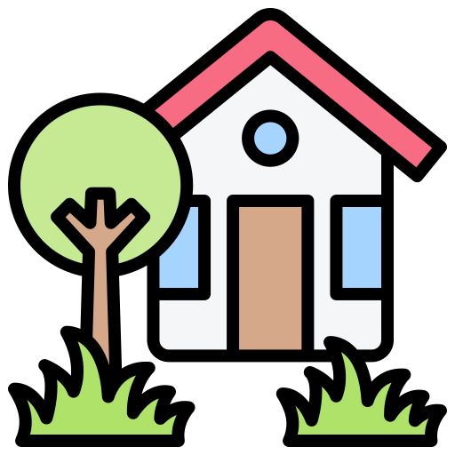 Cottage Generic color lineal-color icon