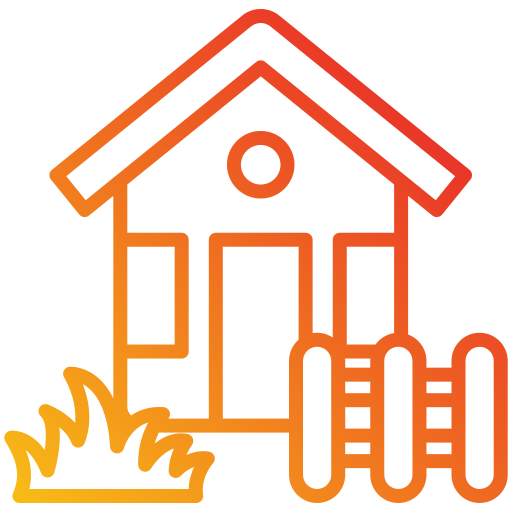 家の庭 Generic gradient outline icon
