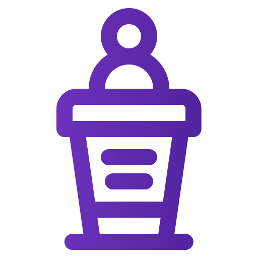 Podium Generic gradient outline icon