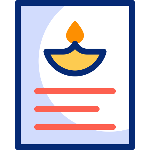 tarjeta de felicitación Basic Accent Lineal Color icono
