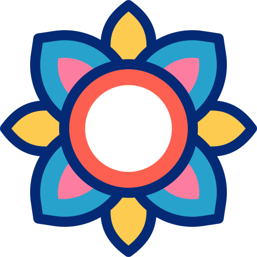 꽃 Basic Accent Lineal Color icon