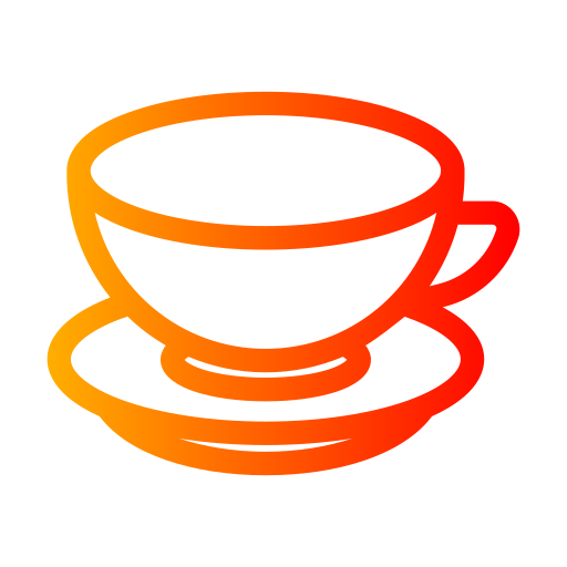 filiżanka kawy Generic gradient outline ikona
