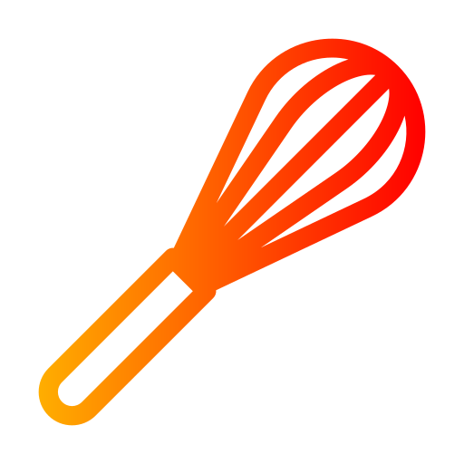 Whisk Generic gradient outline icon