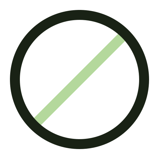 verboten Generic color outline icon