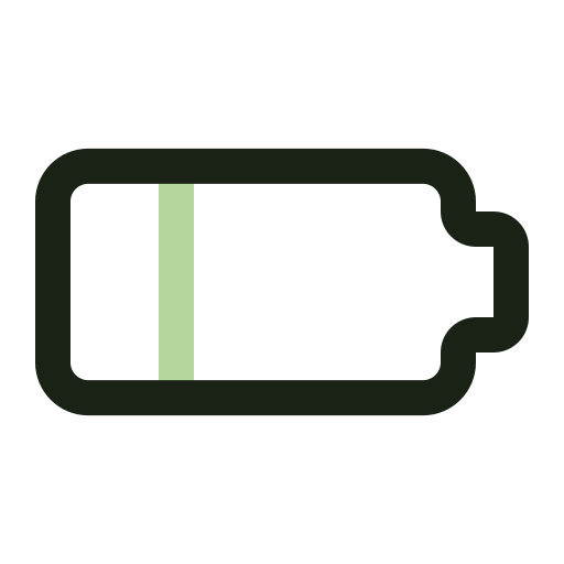 batterie faible Generic color outline Icône