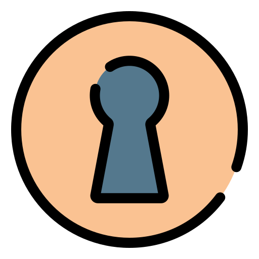 buco della serratura Generic color lineal-color icona
