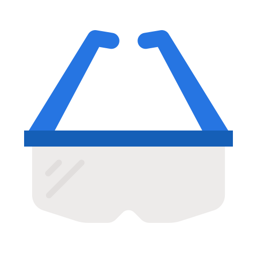 Safety glasses Generic color fill icon