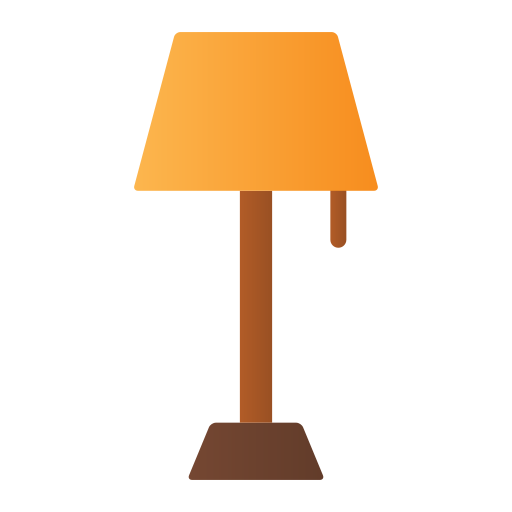 lampa podłogowa Generic gradient fill ikona