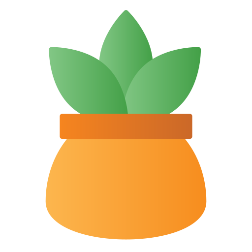 Plant pot Generic gradient fill icon