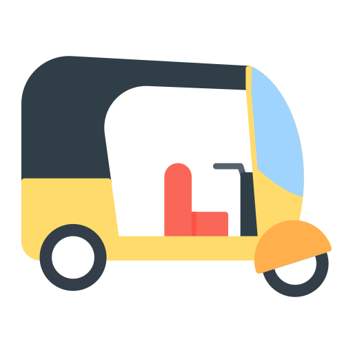 三輪車 Generic color fill icon