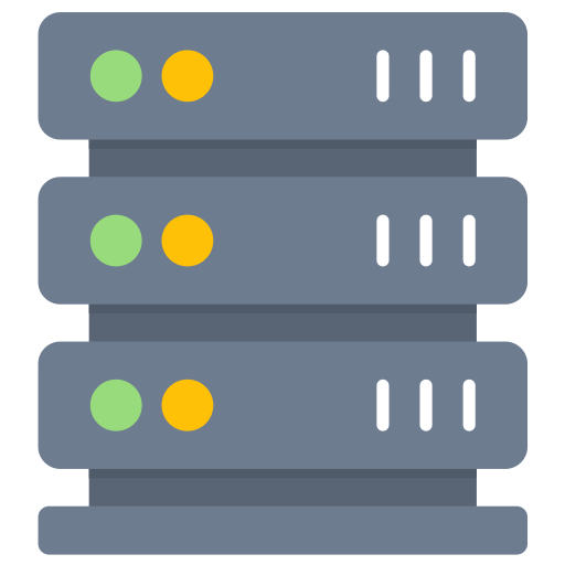 server Generic color fill icon
