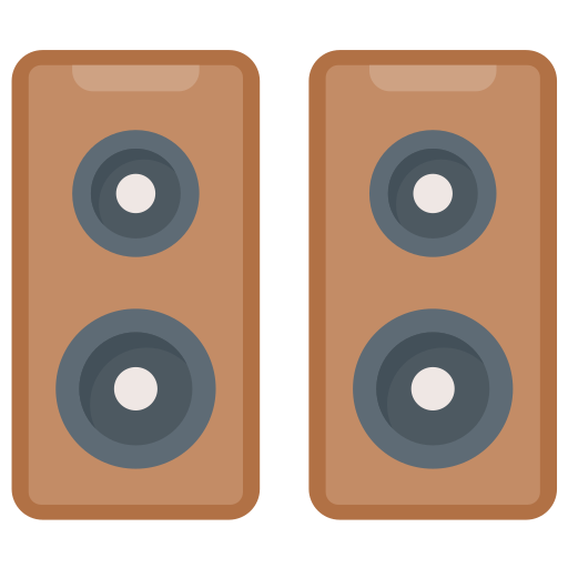 Speakers Generic color fill icon