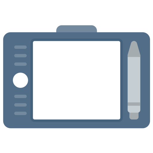 grafiktablet Generic color fill icon