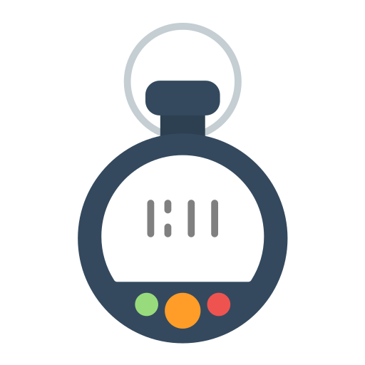 Digital clock Generic color fill icon