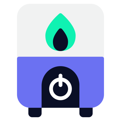 waterkoker Generic color fill icoon