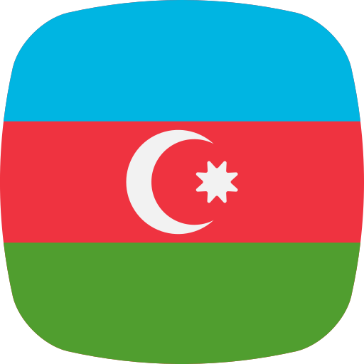 azerbeidzjan Generic color fill icoon