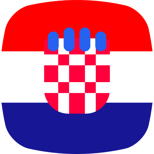 croazia Generic color fill icona