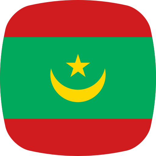Мавритания Generic color fill иконка