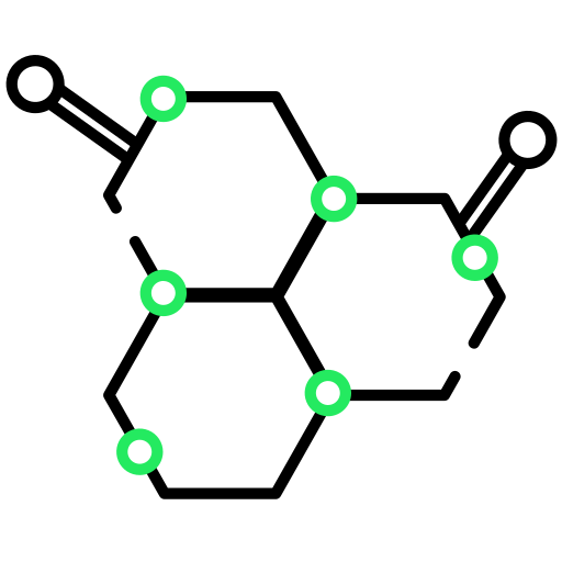 molecole Generic color outline icona