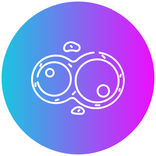 Cell division Generic gradient fill icon