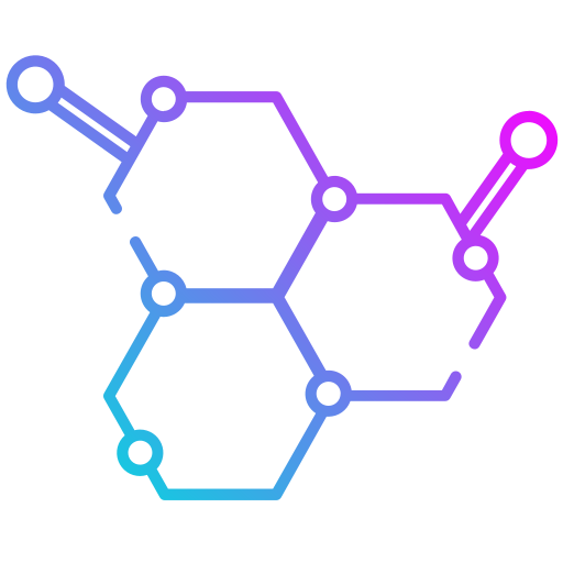 molecole Generic gradient outline icona