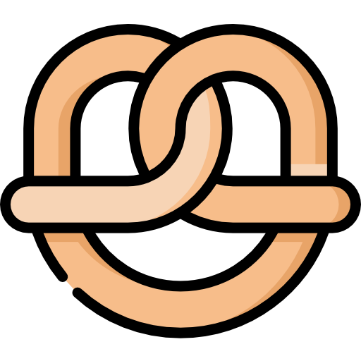 pretzel Special Lineal color icona