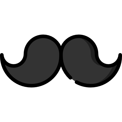 Mustache Special Lineal color icon