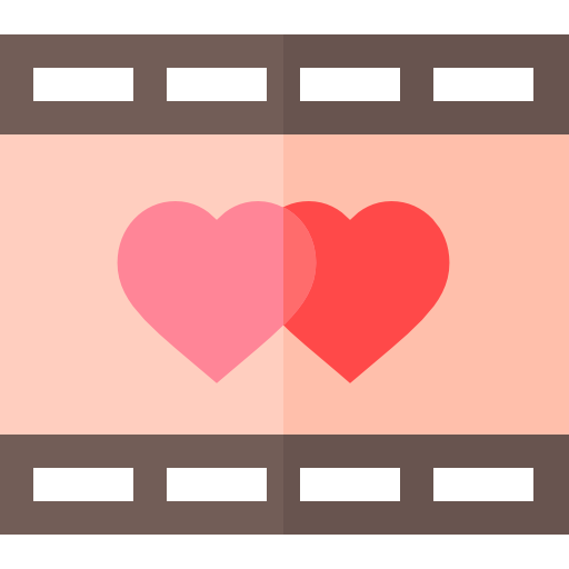 video de boda Basic Straight Flat icono