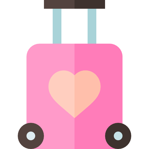 Suitcase Basic Straight Flat icon