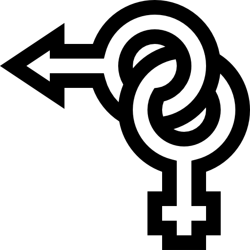 性別 Basic Straight Lineal icon