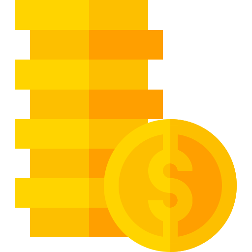 geld Basic Straight Flat icoon