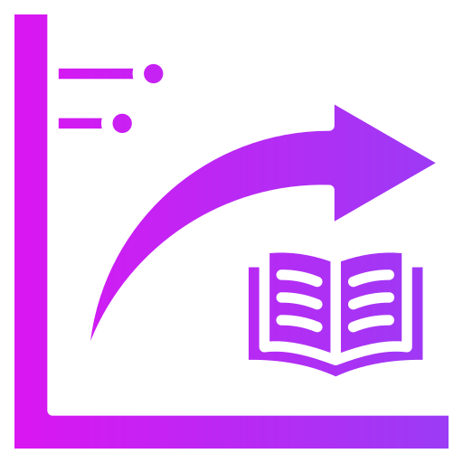 curva di apprendimento Generic gradient fill icona