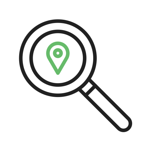 Find location Generic color outline icon