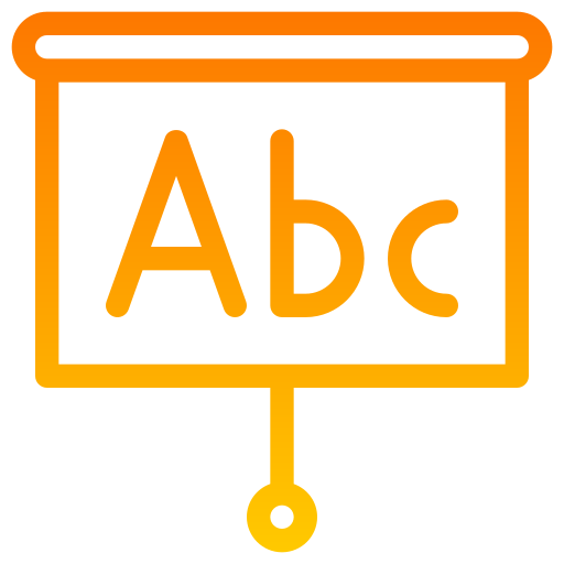 presentatie Generic gradient outline icoon