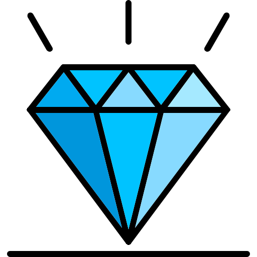 diament Generic color lineal-color ikona