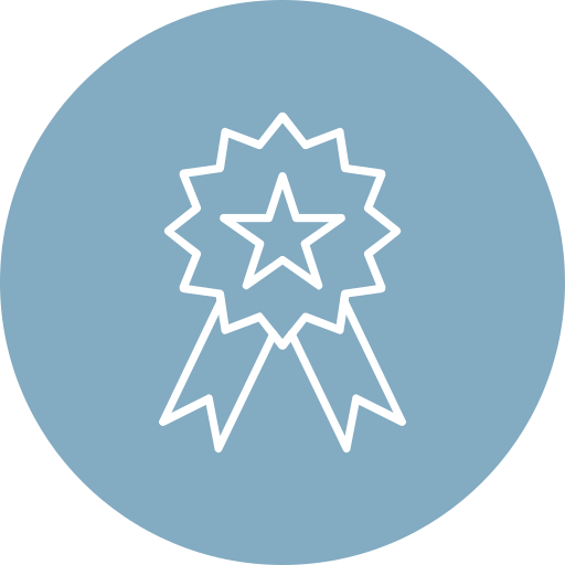 Ribbon badge Generic color fill icon
