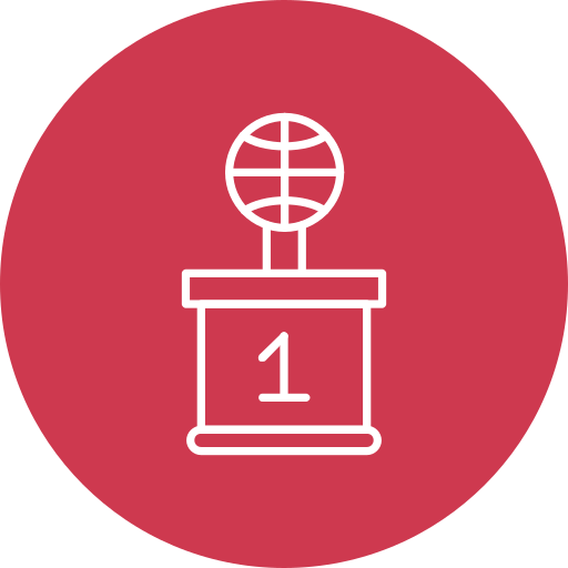 Basketball award Generic color fill icon