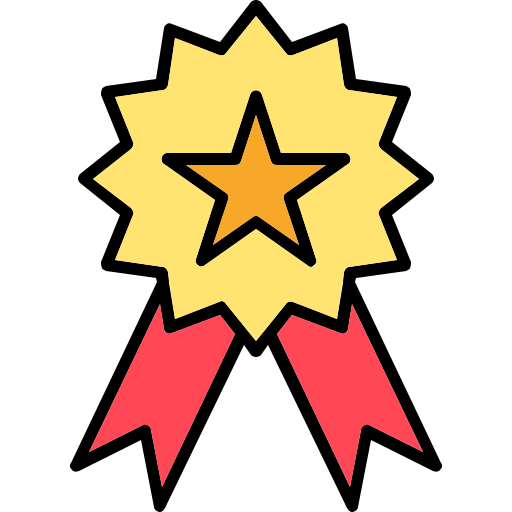 odznaka wstążki Generic color lineal-color ikona