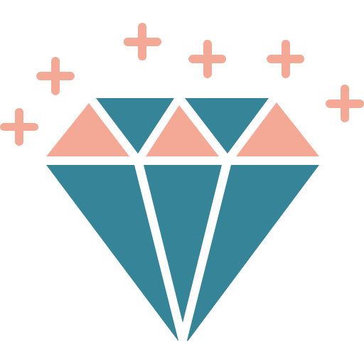다이아몬드 Generic color fill icon
