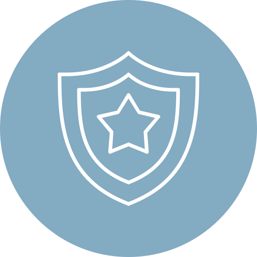 Shield badge Generic color fill icon
