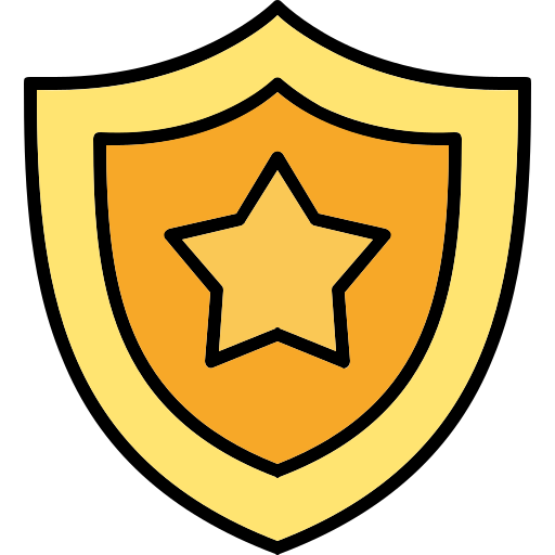insignia de escudo Generic color lineal-color icono