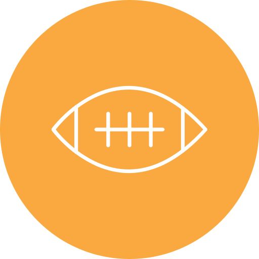 Football Generic color fill icon